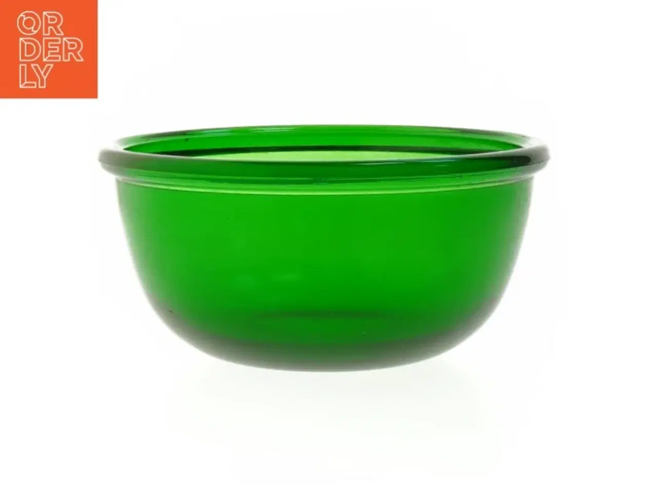 Billede 2 - Grøn glasskål (str. Ø 20 cm)