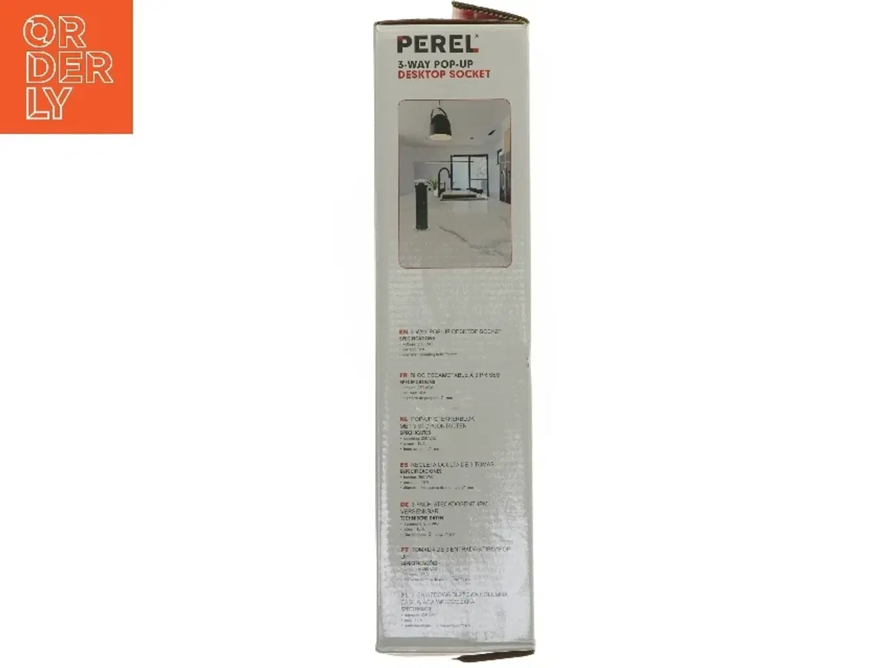 Billede 2 - Pop-up stikkontakt med 3 stik fra Perel (str. 36 cm)