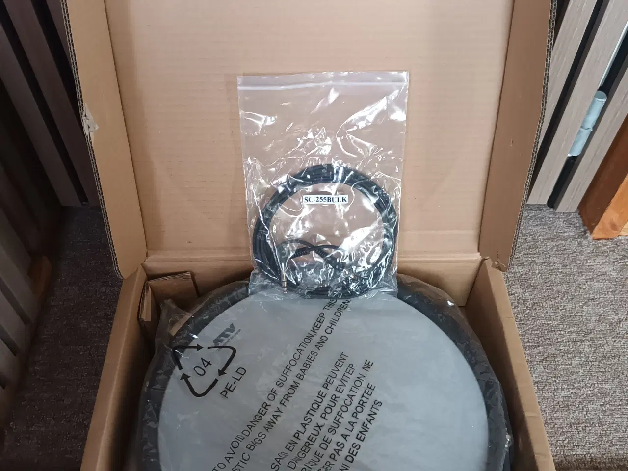 Billede 1 - ATV xD-P13M Mesh Head Snare/Tom +Kabel + Nøgle