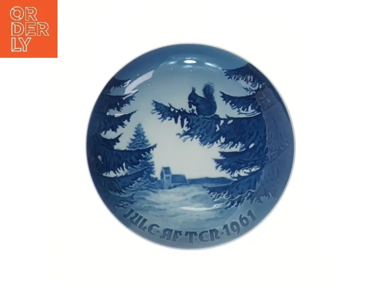 Billede 1 - Juleplatte 1961 fra B&G (str. Ø 17,9 cm)