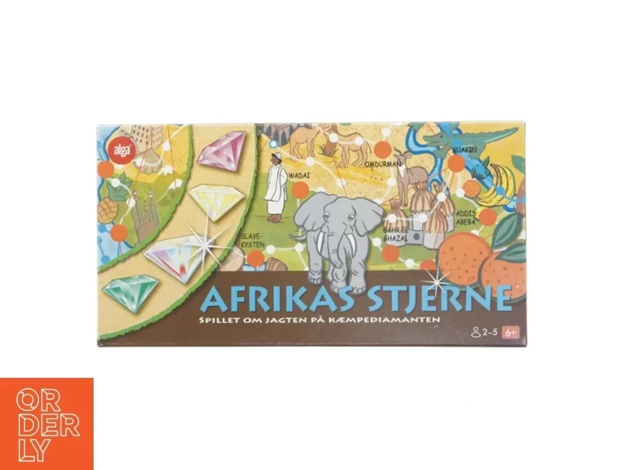 Billede 1 - Afrikas Stjerne brætspil fra Alga (str. 44 x 23 cm)