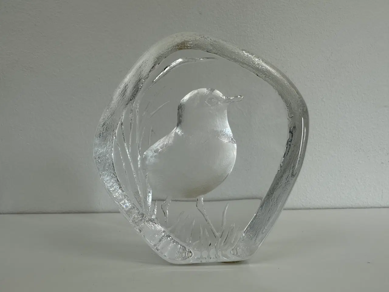 Billede 1 - Svensk kunstglas, spurv (Mats Jonasson)