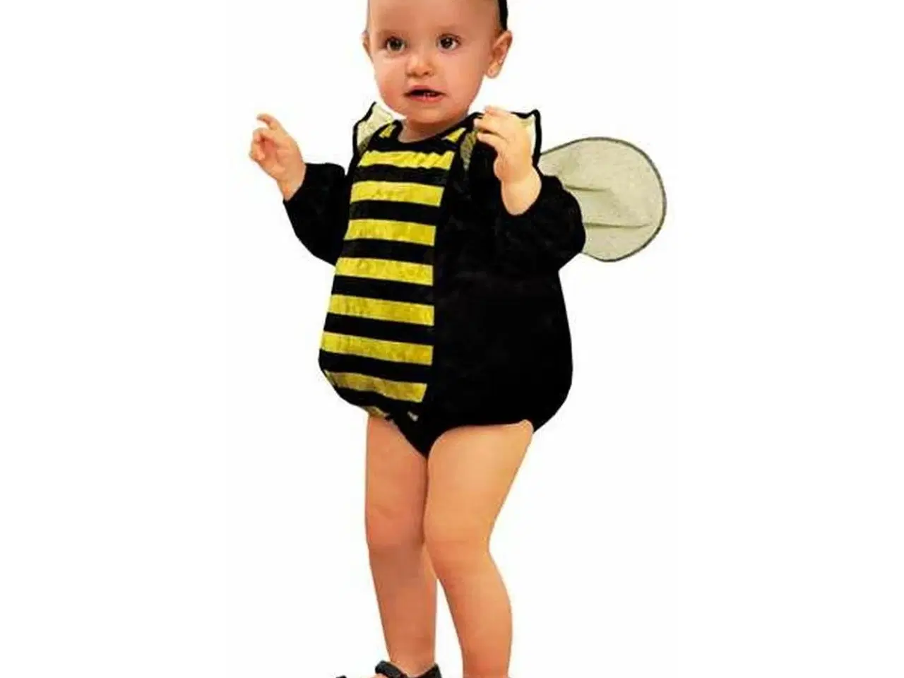 Billede 1 - Bi-kostume til børn, 3 dele, gul (7-12 mdr.)