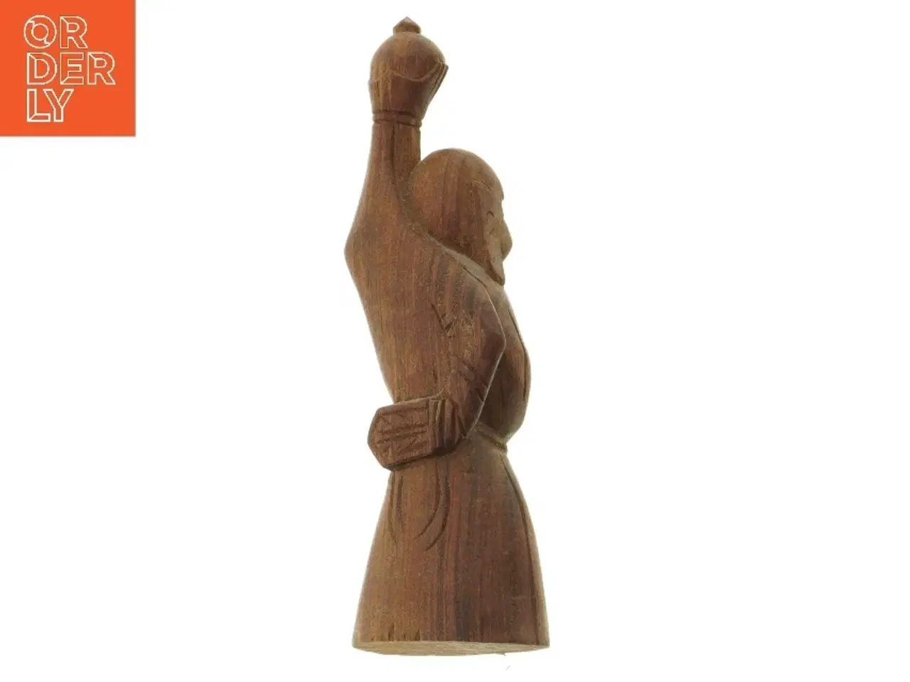 Billede 5 - Træskulptur med scepter (str. 20 cm)