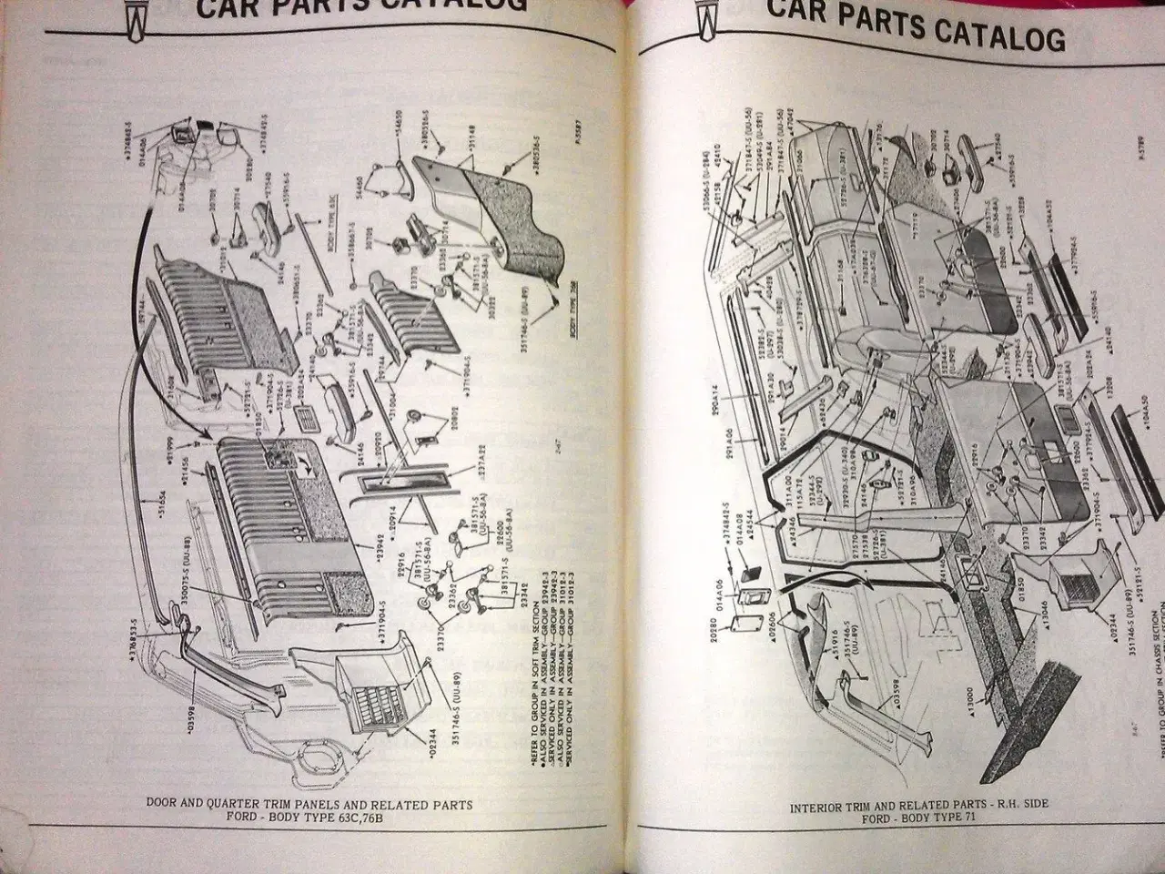 Billede 5 - Parts Catalog 1968 Ford .