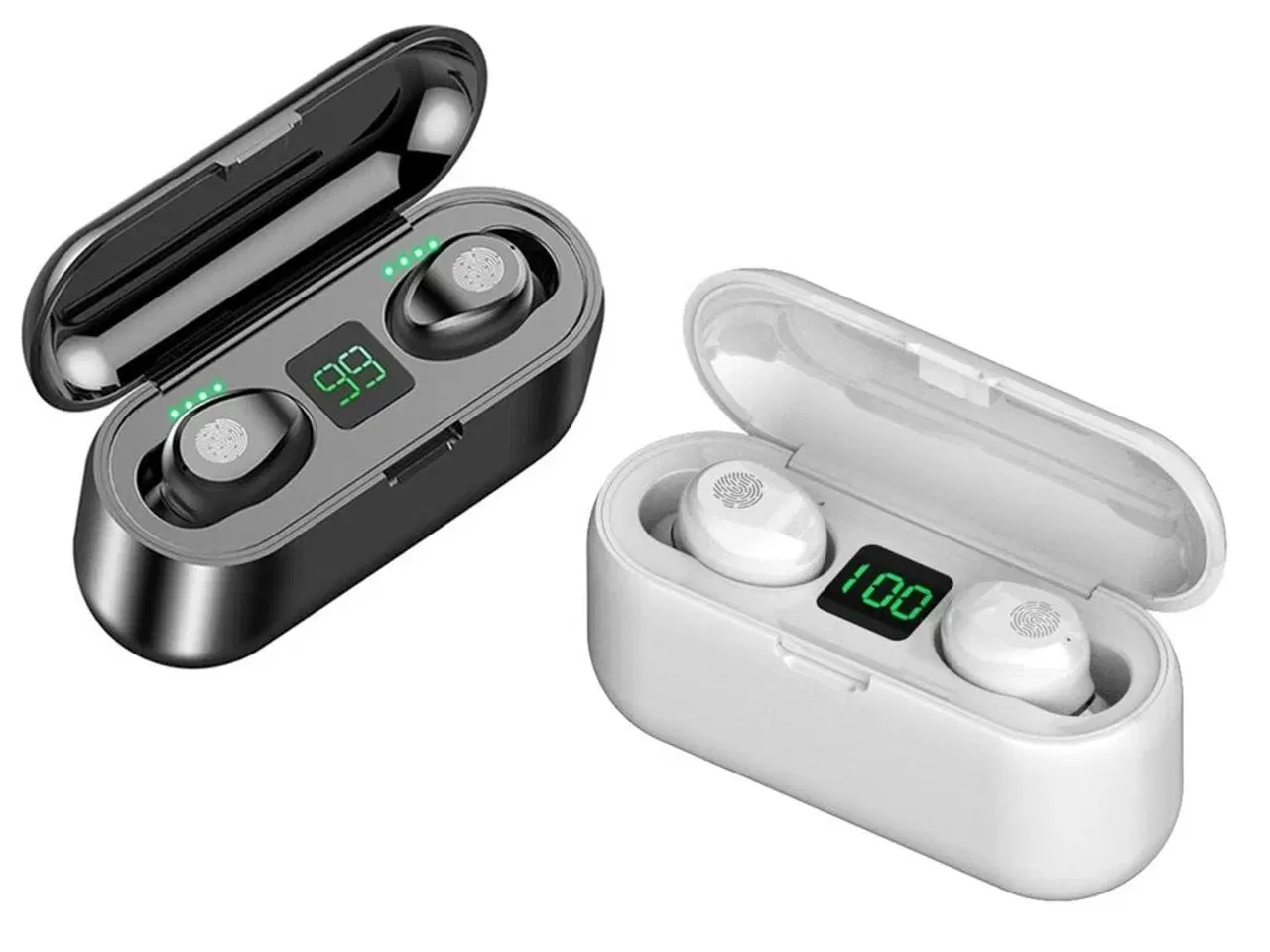 Billede 1 - 2 sæt Earpads, et sort og et hvidt sæt.