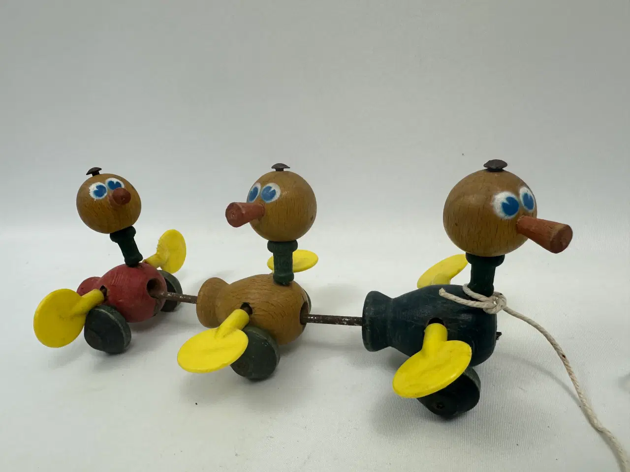 Billede 3 - Vintage andefamilie trælegetøj (Fisher Price?)