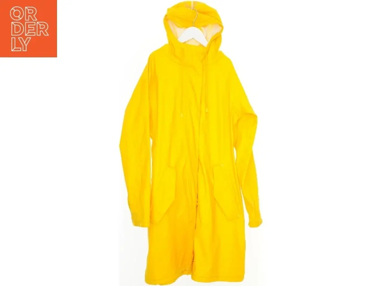 Billede 1 - Gul regnjakke med hætte fra Hummel (str. XS)
