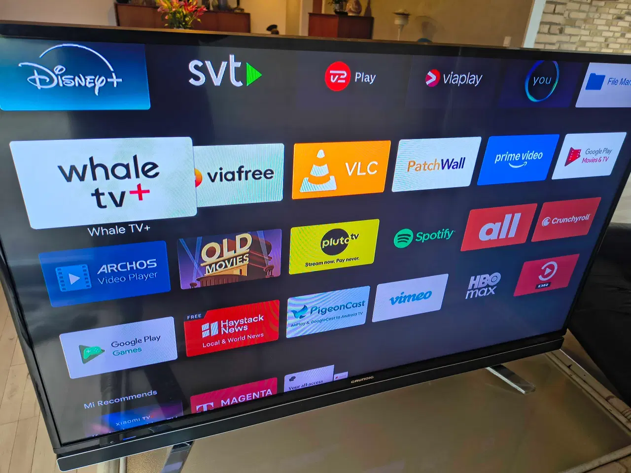 Billede 5 - Grundig 49"LED HDTV m.Android HDtv box + headset. 