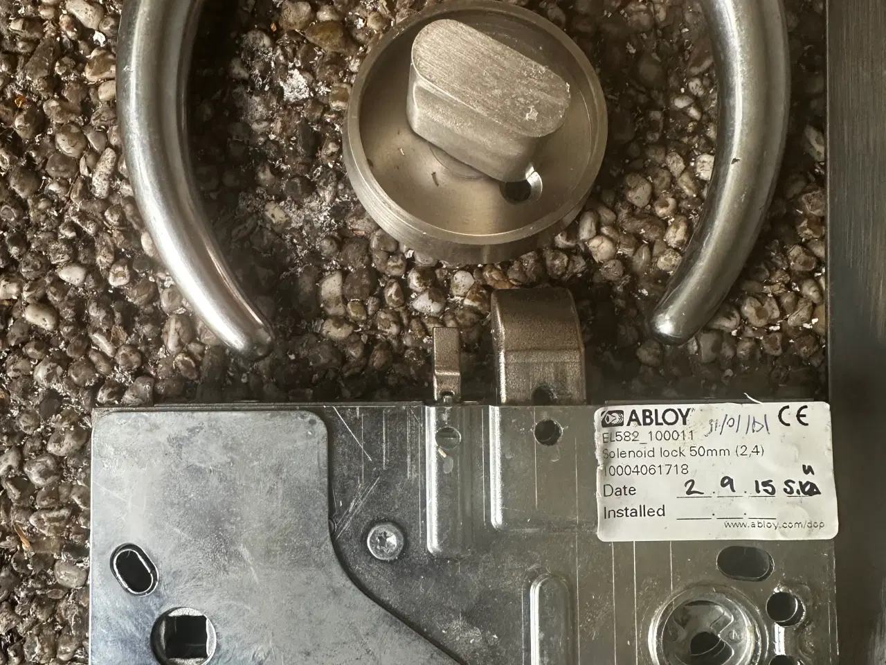 Billede 2 - Abloy EL582.10001 Solenoid Lås 50mm Rustfrit Stål