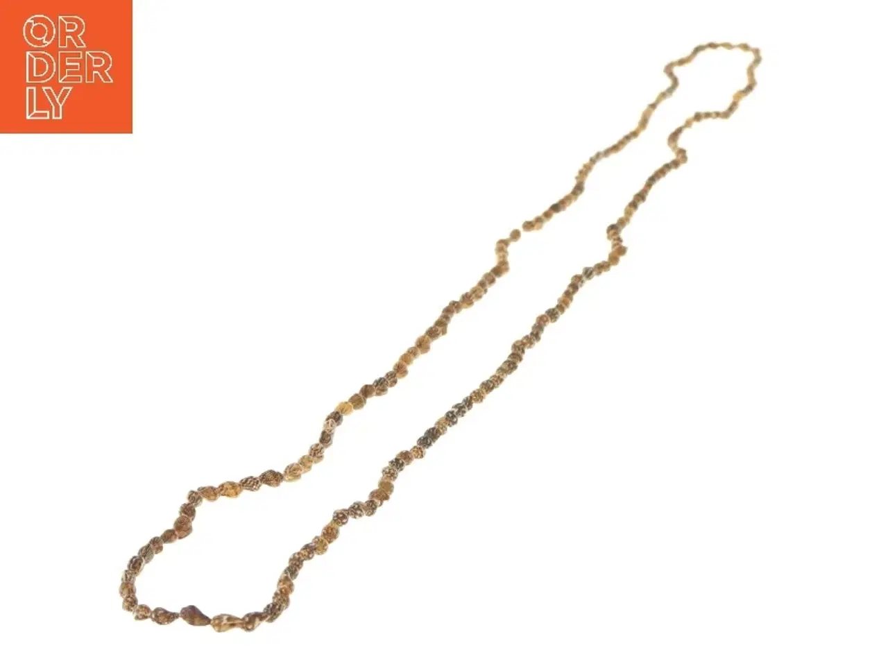 Billede 4 - Lang brun halskæde (str. 148 cm)