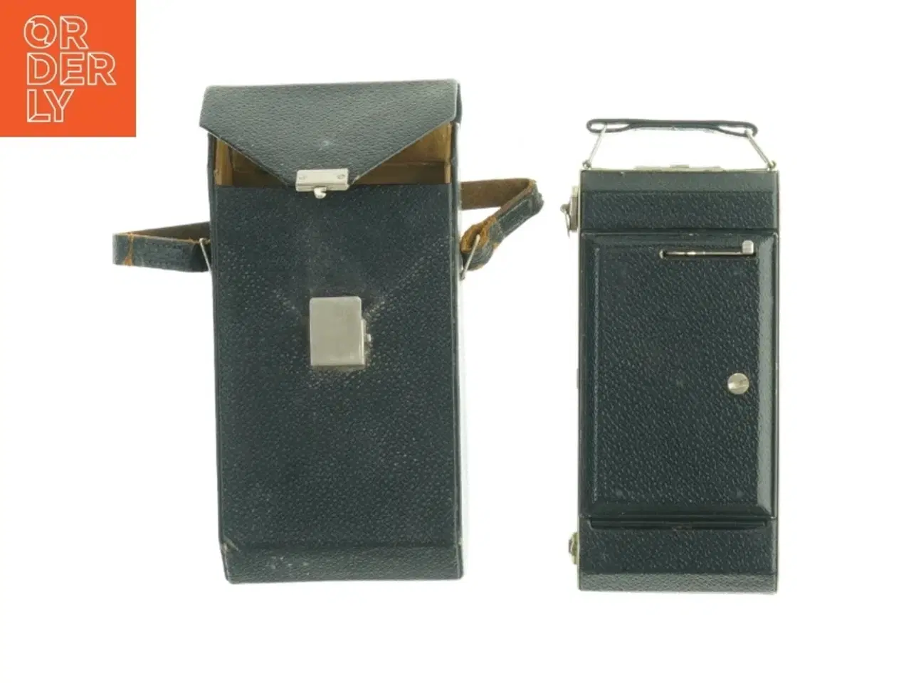 Billede 8 - Antik kamera med læderetui fra Kodak (str. 17,5 x 8,5 cm)