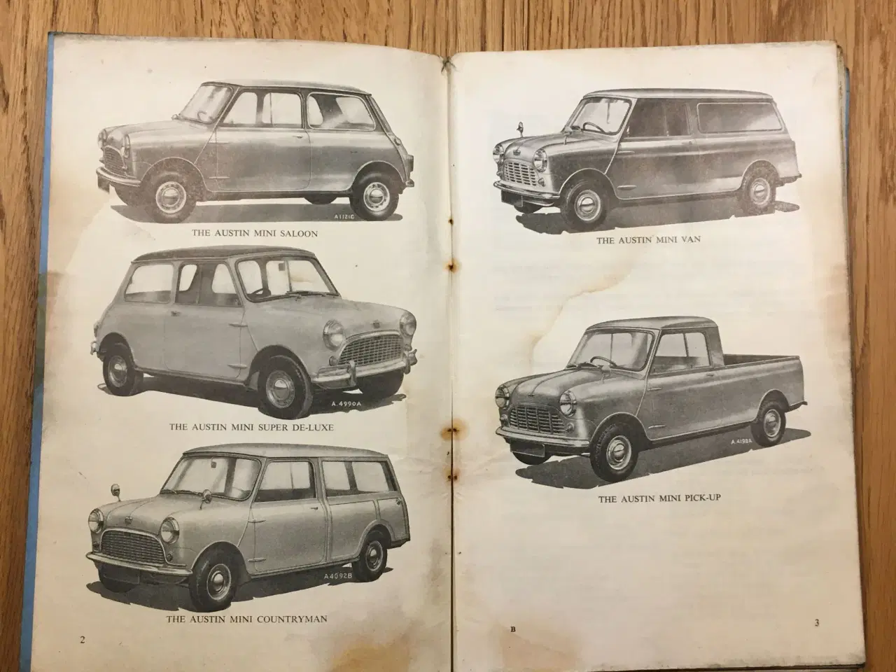 Billede 1 - Austin Mini instruktionsbog