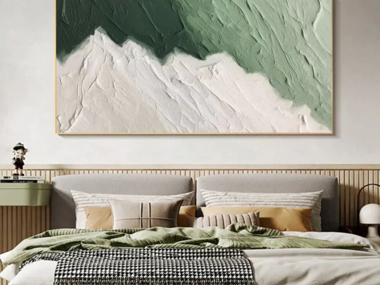 Billede 3 - Stort maleri 95 x 200 cm (Gratis levering)