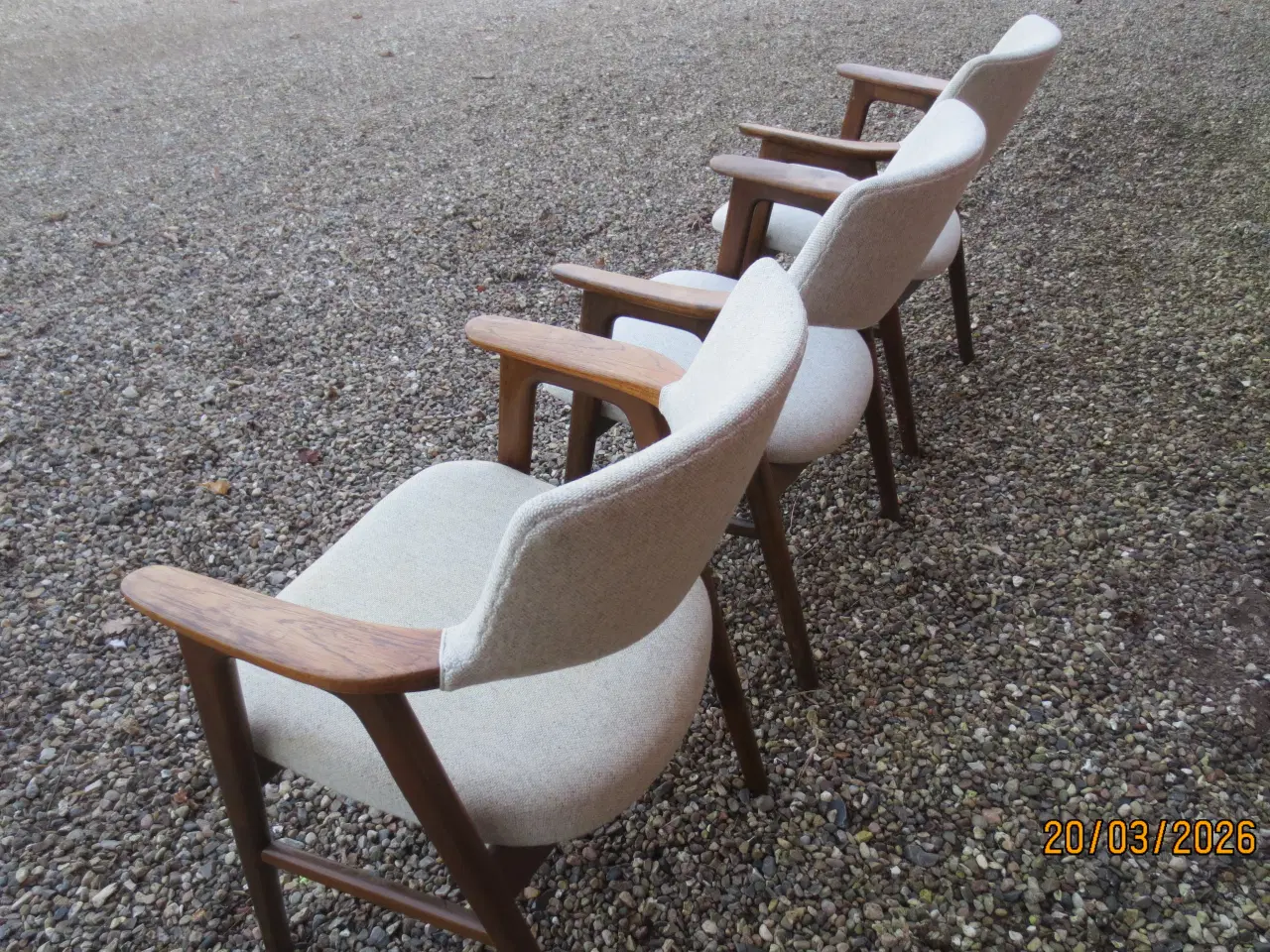 Billede 4 - 3 stk Erik Kirkegaard Armstole i Palisander