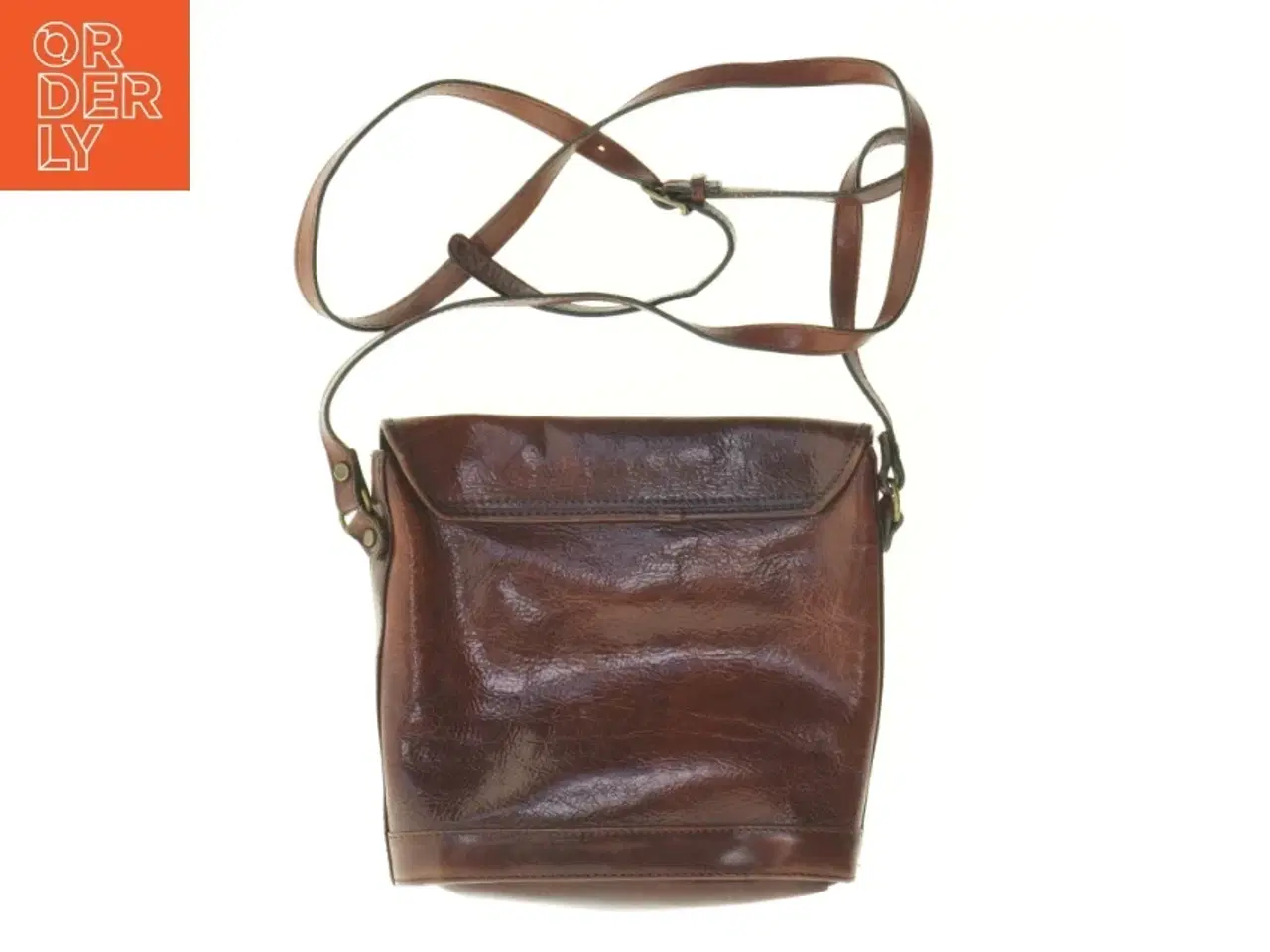Billede 2 - Lædertaske fra Adax (str. 25 x 23 cm)