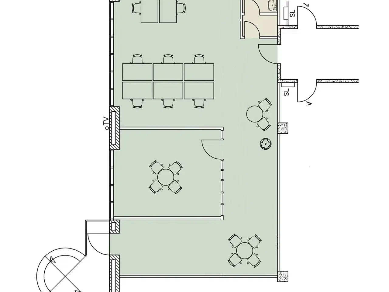 Billede 8 - Mindre kontor i populære Frichsparken