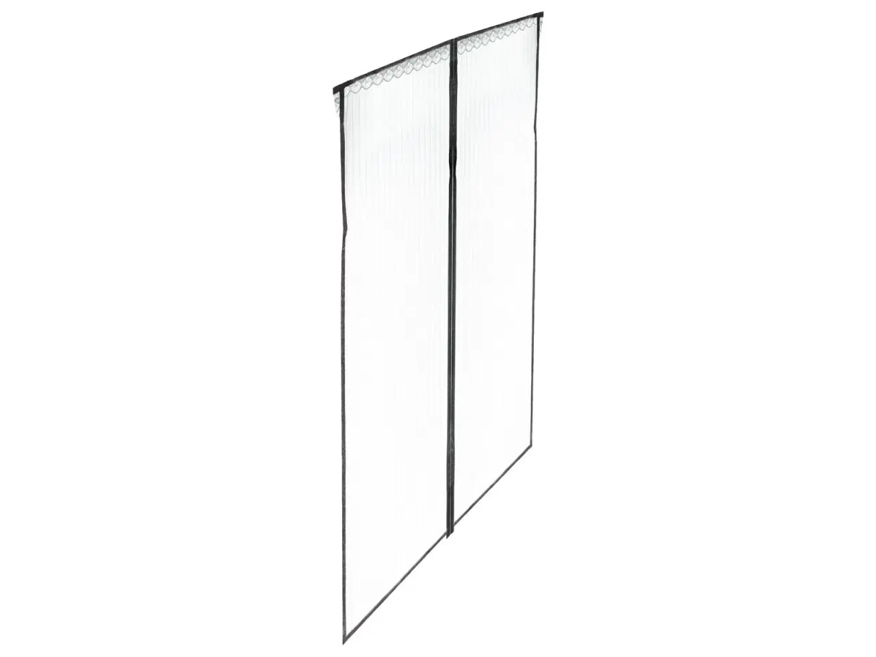 Billede 7 - Magnetisk myggenet til dør – 85 × 210 cm, sort