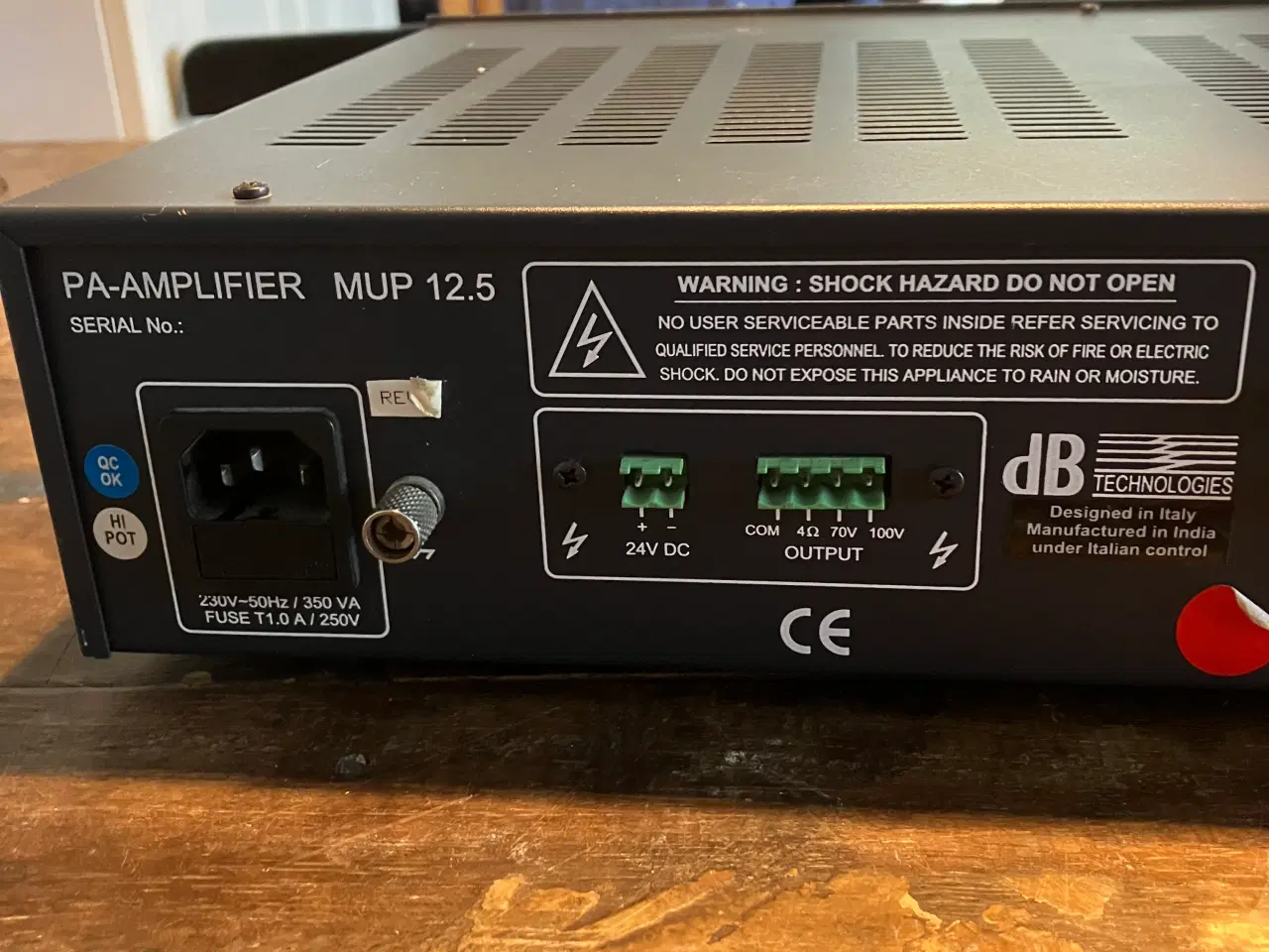 Billede 6 - PA forstærker MUP 12.5 DB Technologies