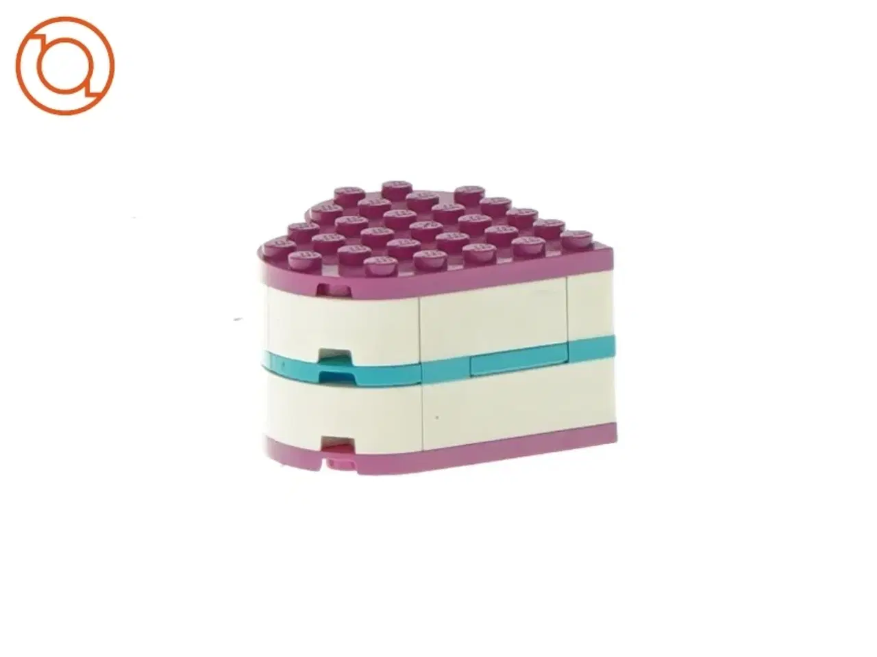 Billede 3 - Lego hjerte med hemmelighed fra Lego (str. 6 X 5 x 3)