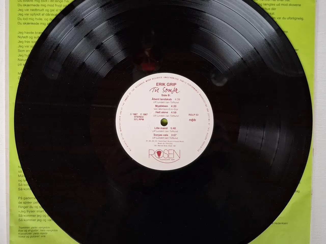 Billede 8 - Erik Grip - Til Sonja på Fagerhult