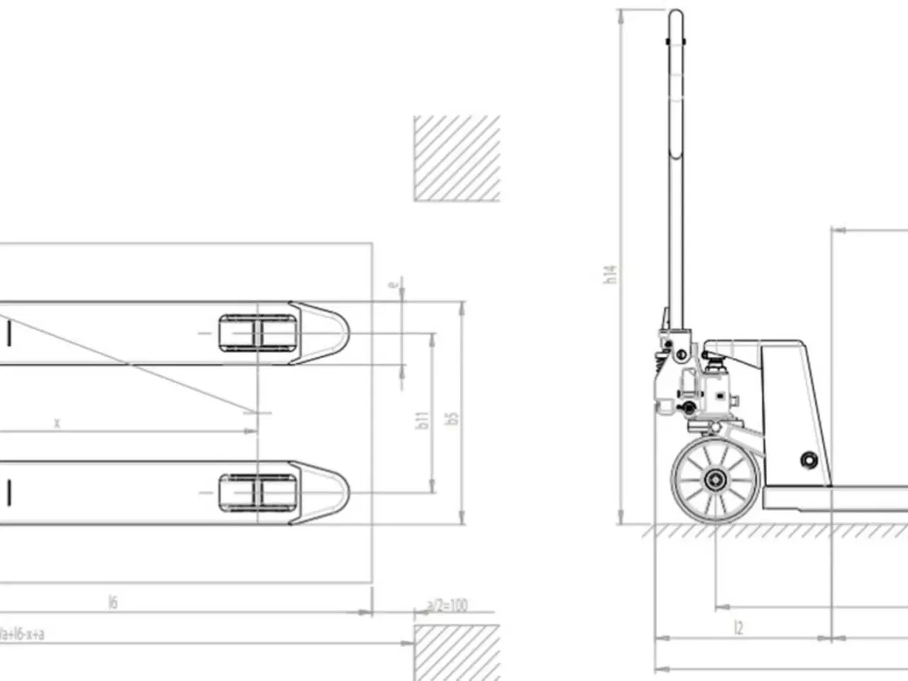 Billede 2 - - - - Palleløfter pallevogn