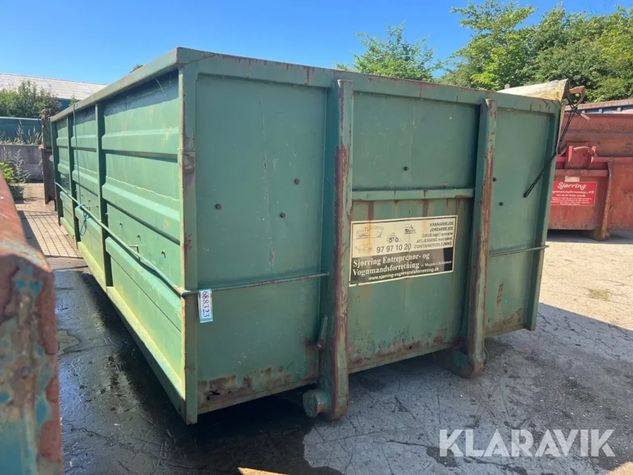 Billede 2 - Korn container med rullepressenning