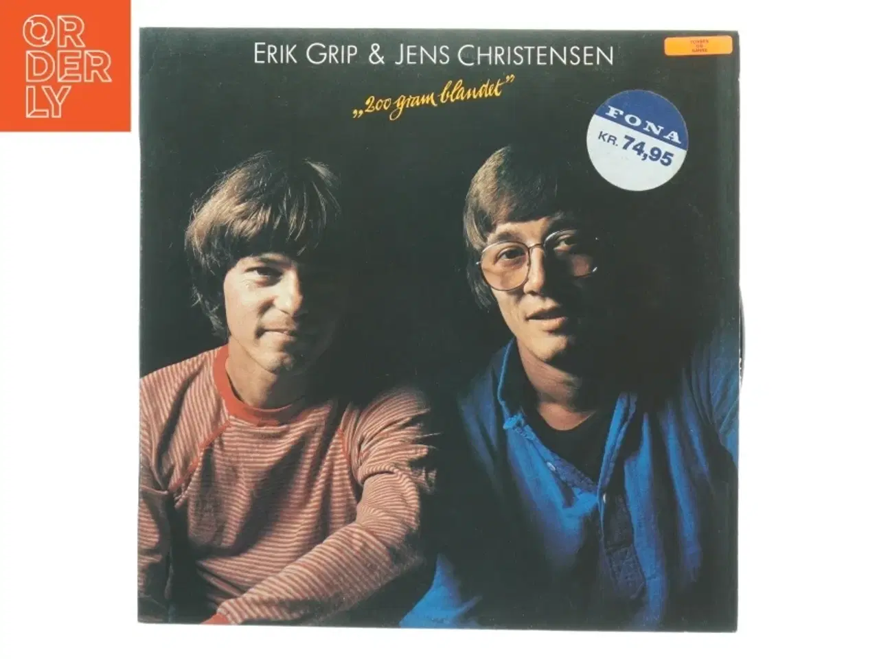 Billede 1 - Erik Grip & Jens Christensen - '200 gram blandet' vinylplade (str. 31 x 31 cm)