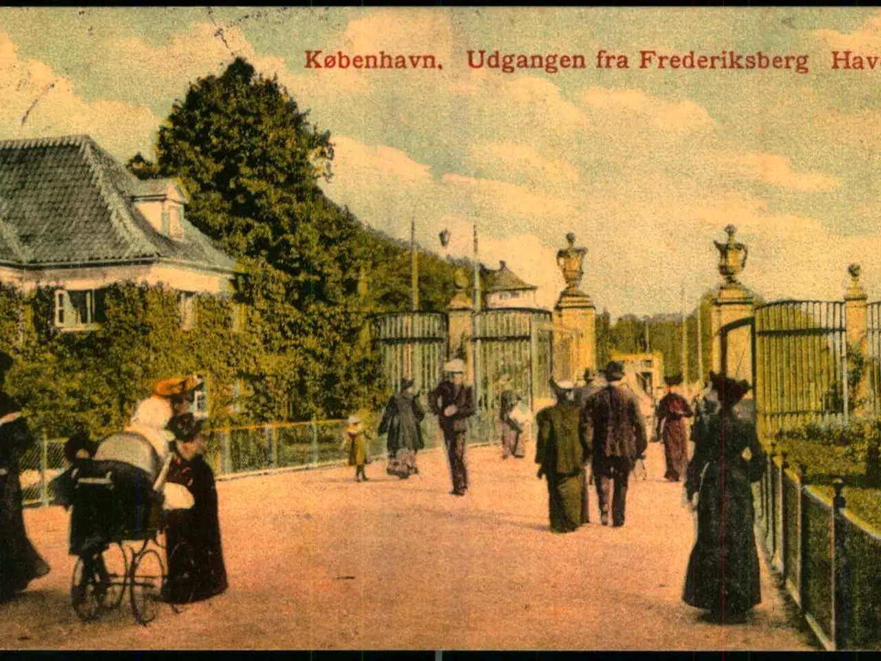 Billede 1 - København - Udgangen fra Frederiksberg Have - u/n - Brugt