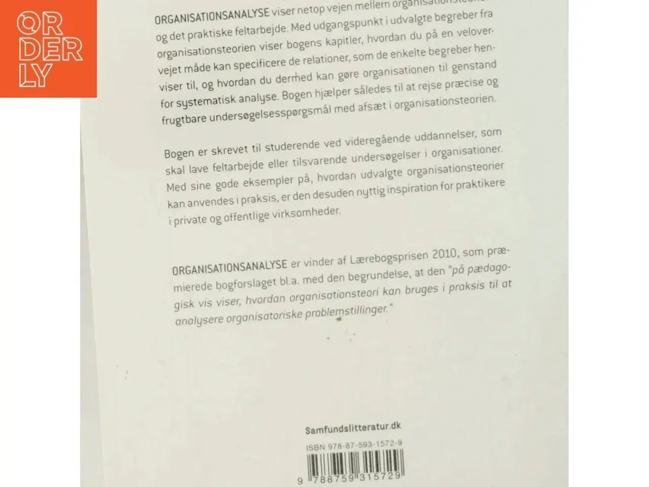 Billede 3 - Organisationsanalyse af Christian Frankel, Kjeld Schmidt (ed.) (Bog)