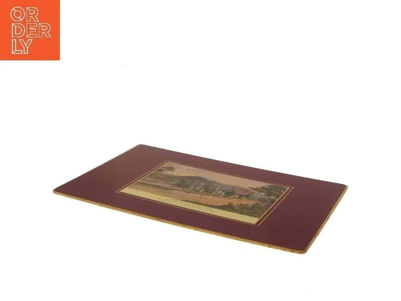 Billede 3 - Dækkeserviet med jagtscene fra Lady Clare (str. 25,5x35,5 cm)