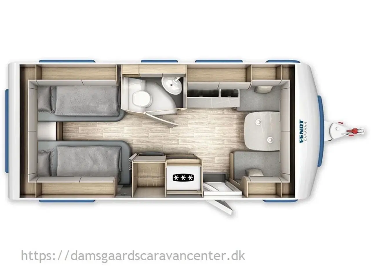Billede 7 - 2026 - Fendt Bianco Selection 495 SG   Enkeltsenge-Lamel-Gulvtemp.
