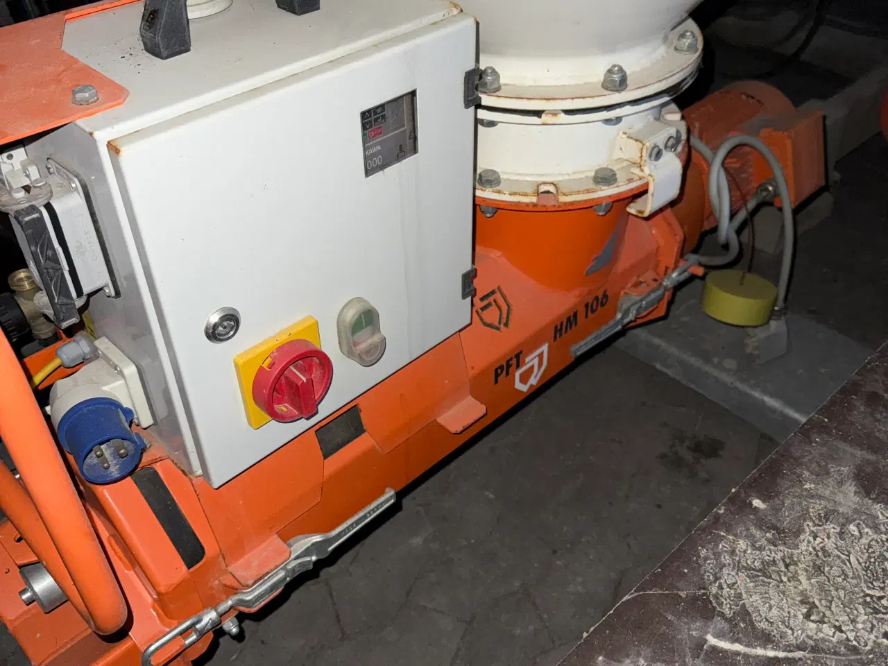 Billede 4 - To PFT HM 106 230V - Tvangsblander med silo