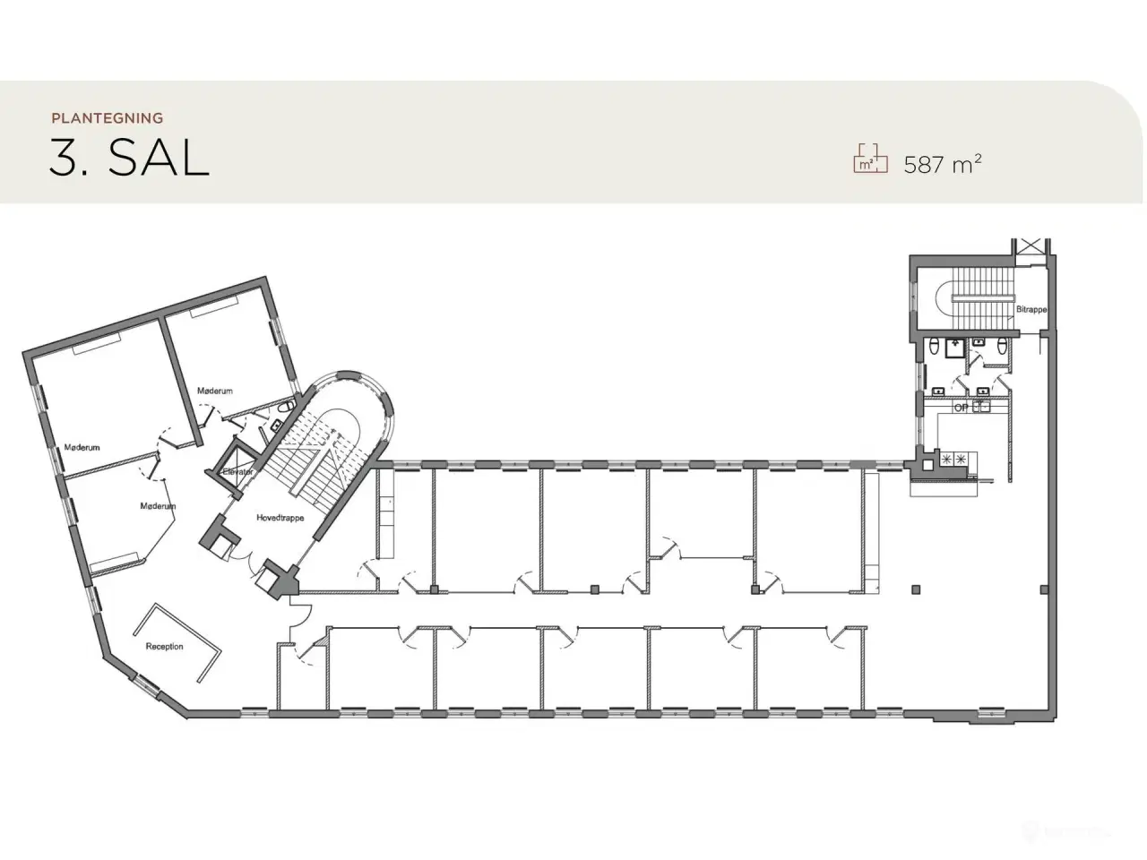 Billede 23 - Herskabelige kontorer i eftertragtetkvarter