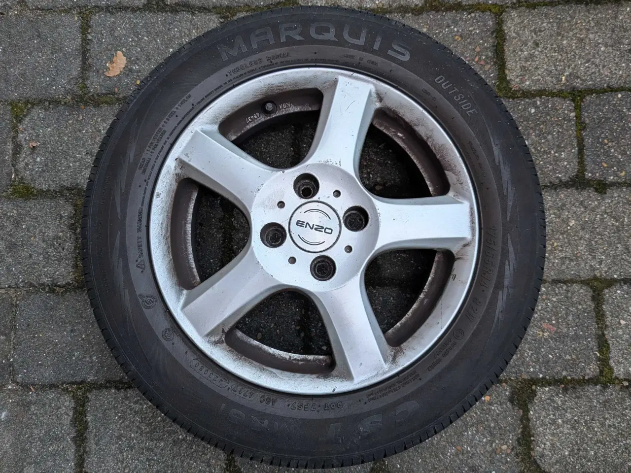 Billede 1 - 4 sommerdæk på alufælge 