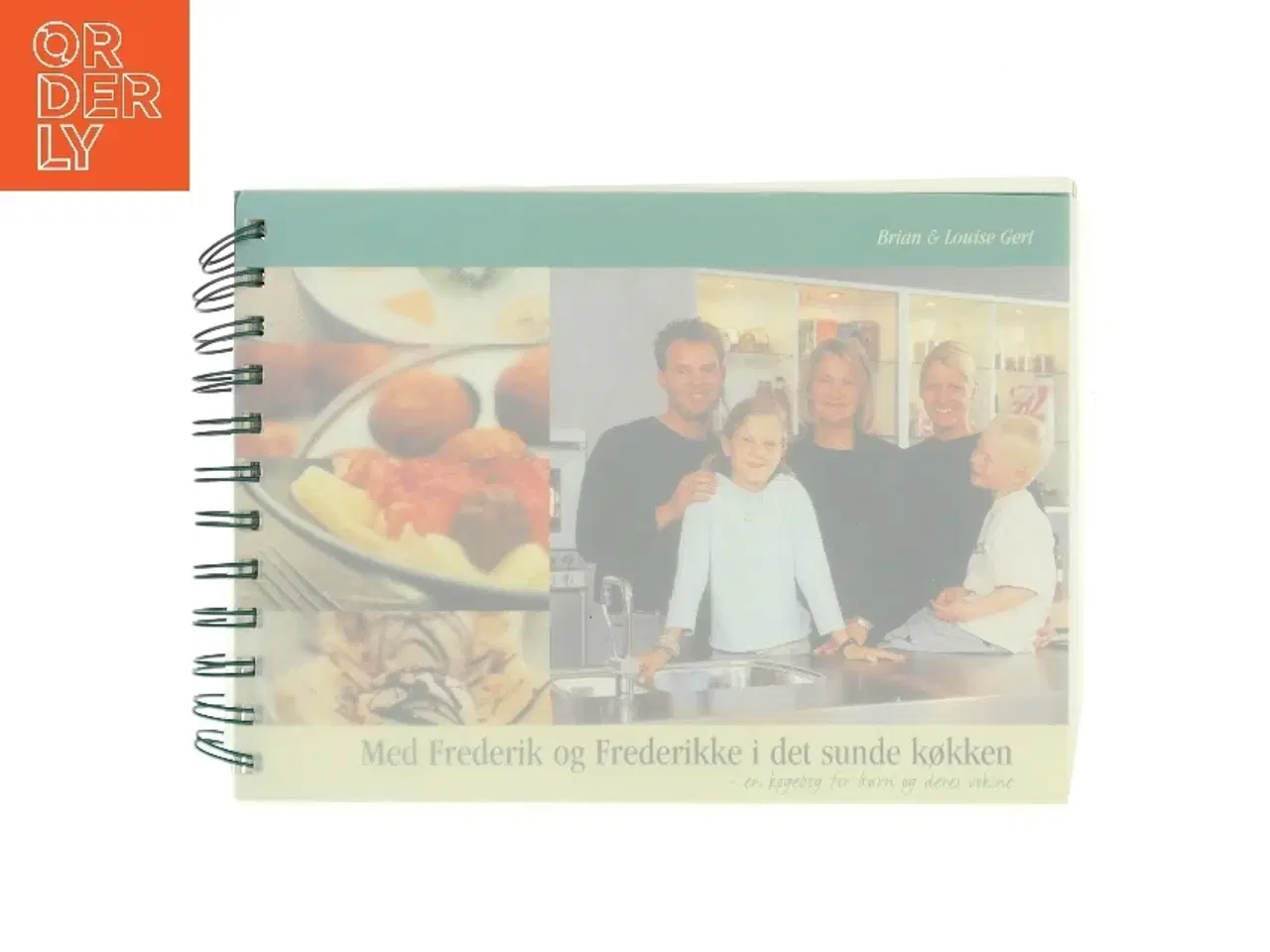 Billede 1 - Med Frederik og Frederikke i det sunde køkken : en kogebog for børn og deres voksne af Brian & Louise Gert (Bog)