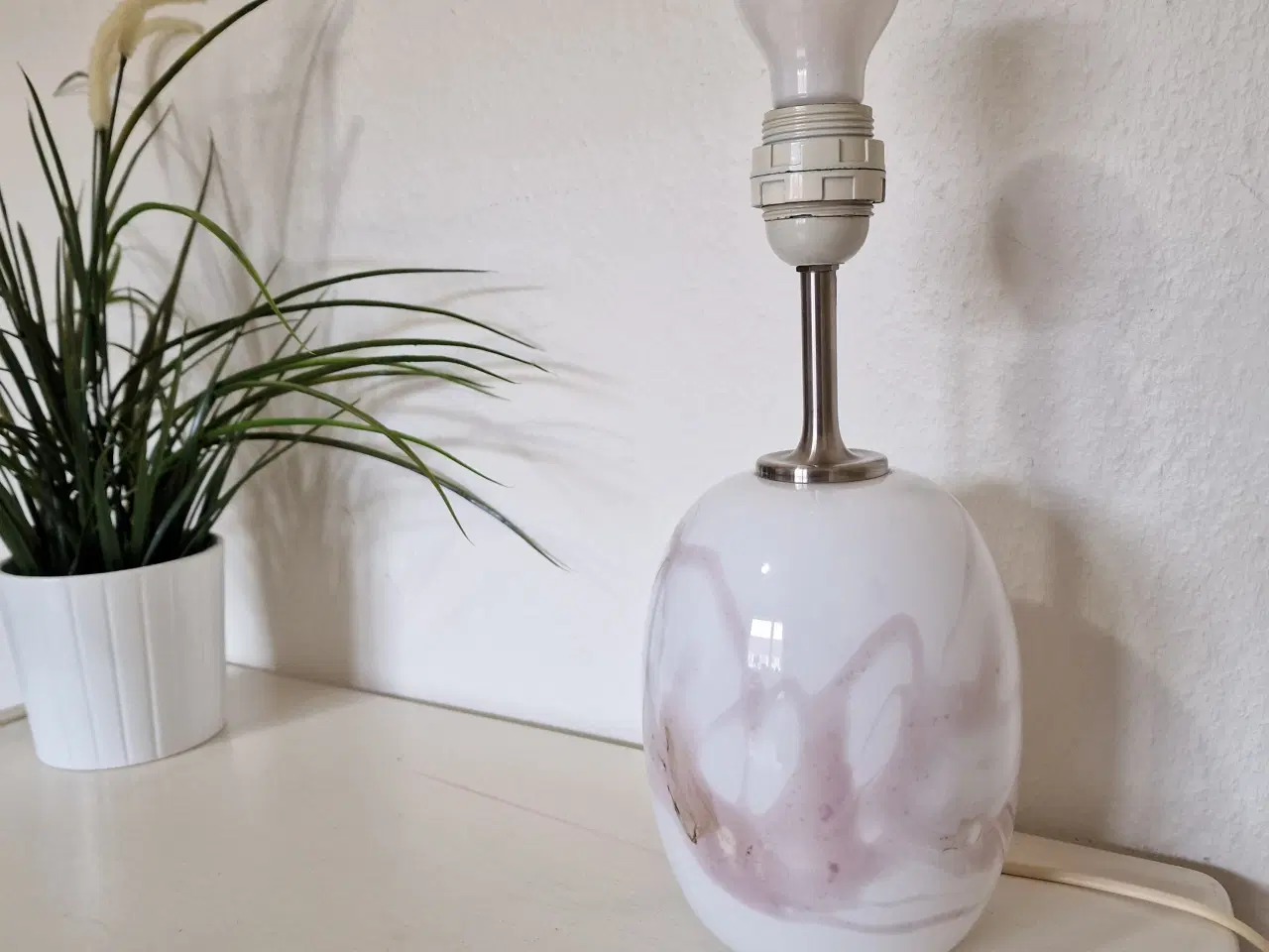 Billede 3 - Holmegaard Art Glas Bordlampe.