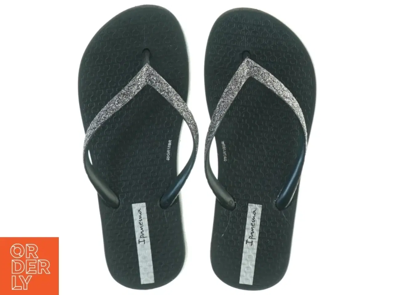 Billede 1 - Sorte flip-flops med glitter fra Ipanema (str. 31)