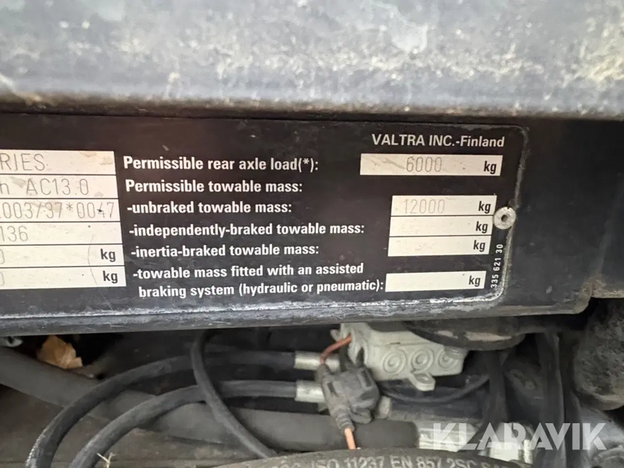 Billede 12 - Traktor Valtra N82 med frontlæsser