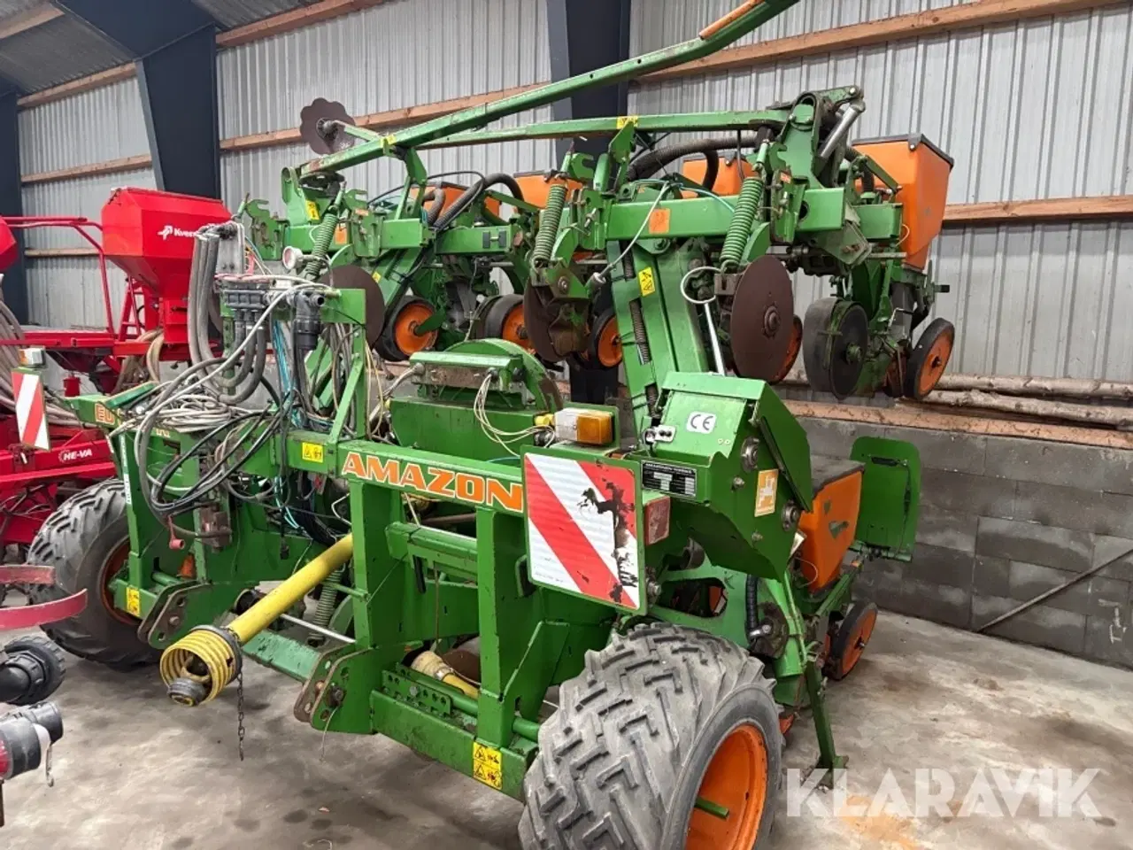 Billede 6 - Majsåmaskkne Amazone ES 602-K - 8 rækker - inklusiv fronttank til gødning