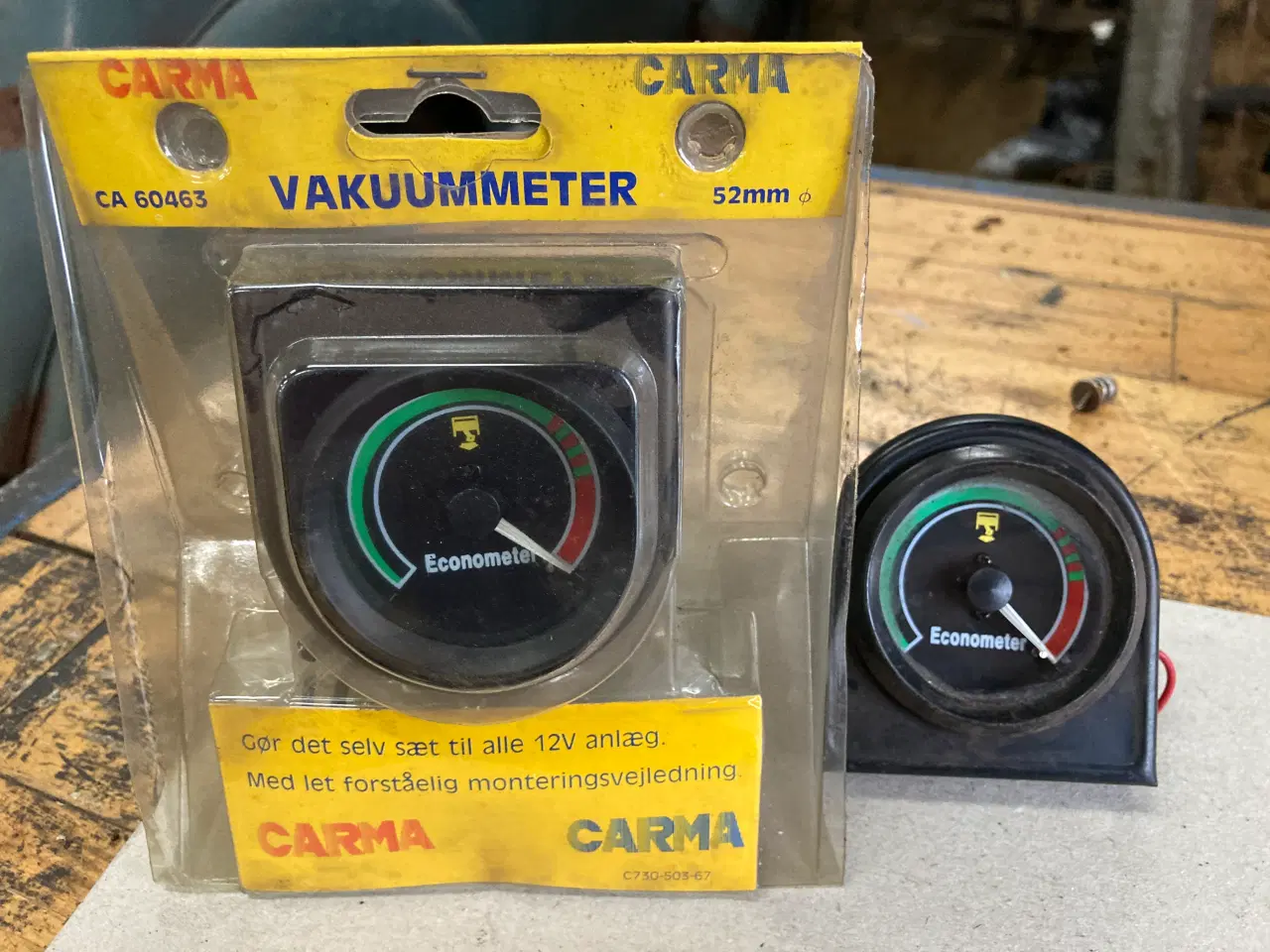 Billede 3 - Vacuummeter Carma. Vi har 2 stk. prisen er pr. stk