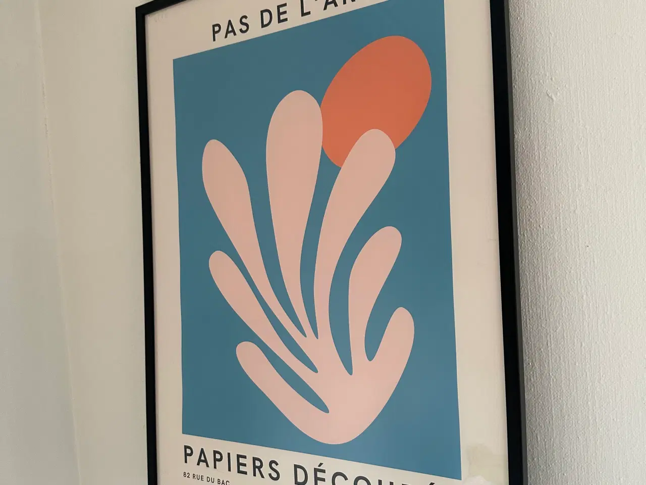 Billede 1 - Fin plakat 50x70 cm i sort ramme sælges