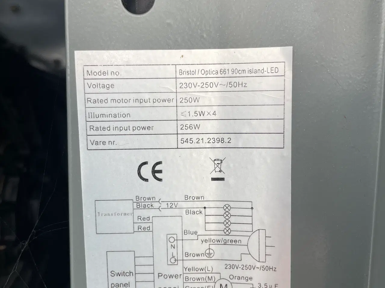 Billede 7 - Thermex frithængende emhætte 