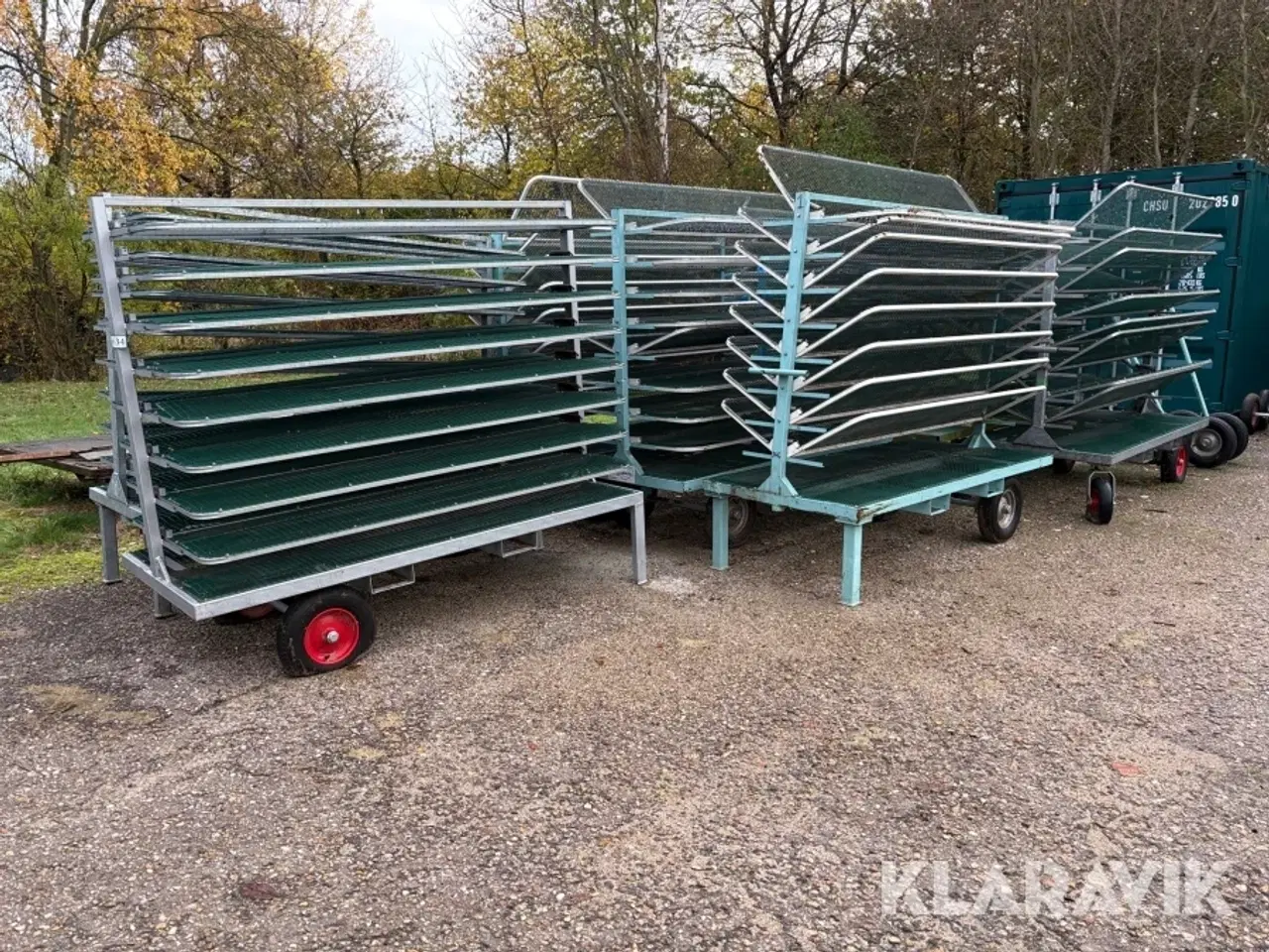 Billede 1 - Lot: rullevogne 8 styk