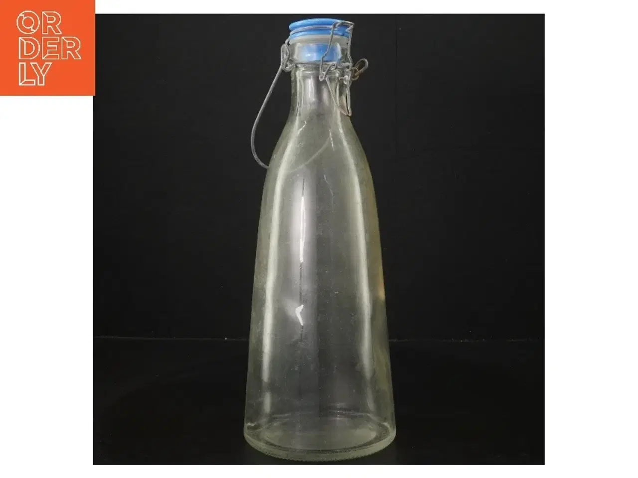 Billede 1 - Glasflaske med gummilukning (str. 29 cm)