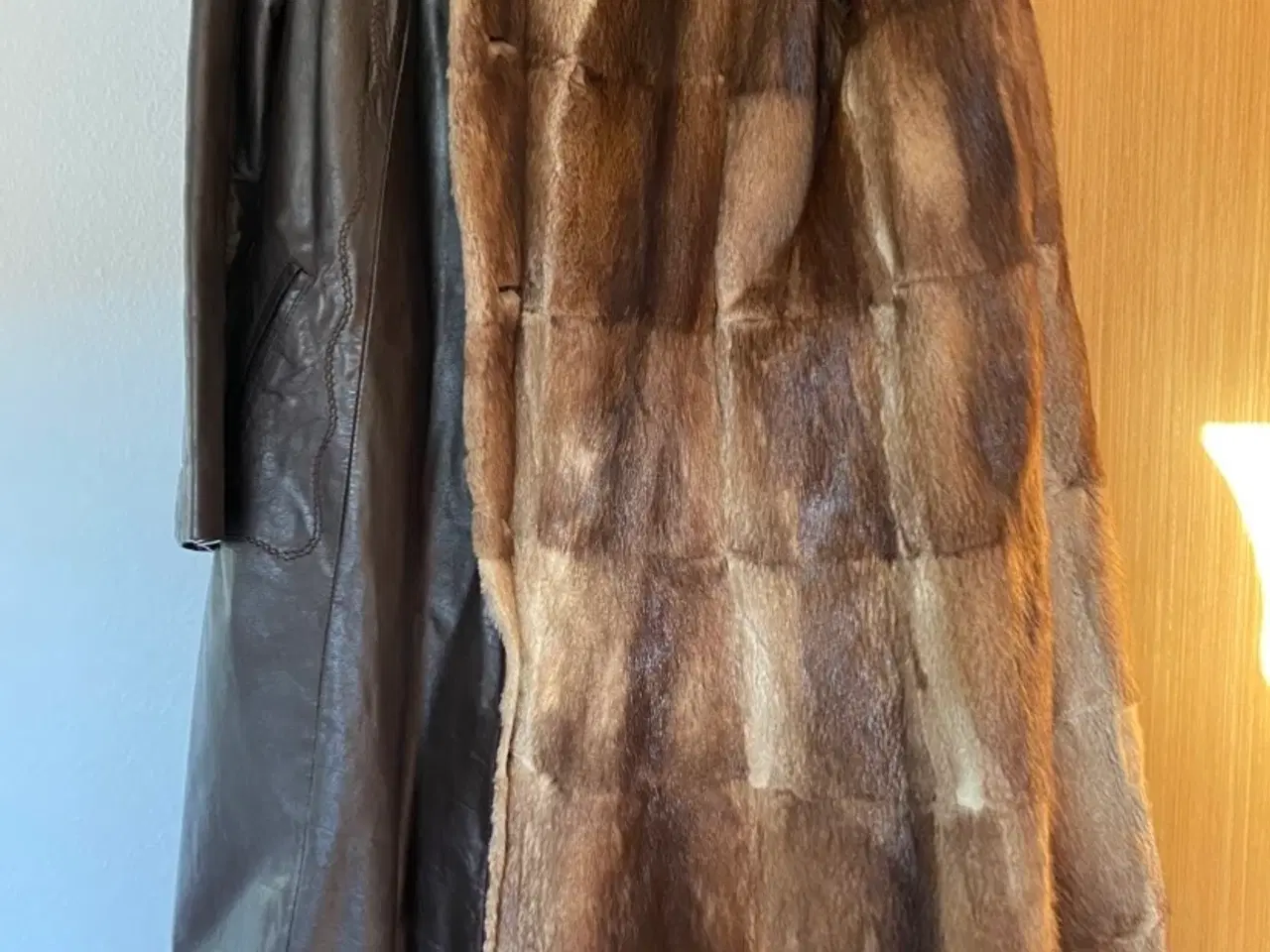 Billede 2 - Ac Bang Turkis Tukku læder/pels frakke