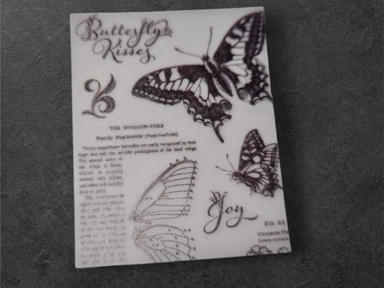 Billede 1 - Svæv Ind i Glæde med Vores Sommerfugle-Papirark