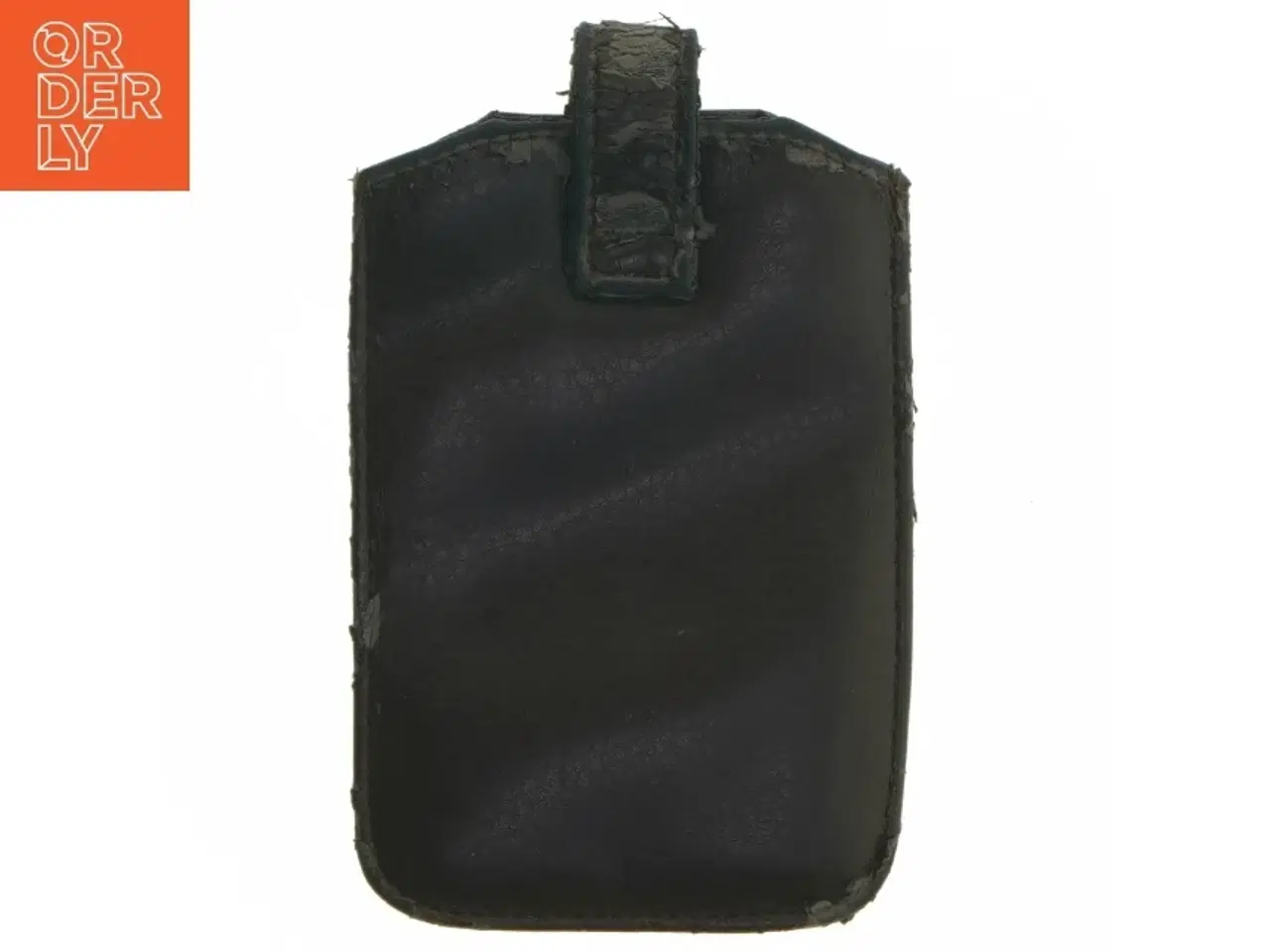Billede 2 - Læder etui til mobil (str. 13,5x9,5 cm)