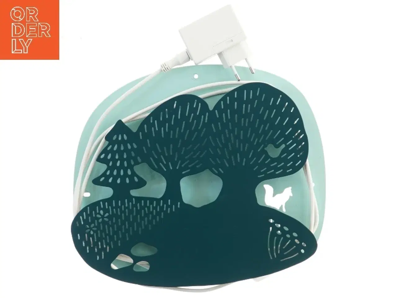 Billede 1 - Væglampe med skovtema fra IKEA (str. 28,5x24,5 cm)