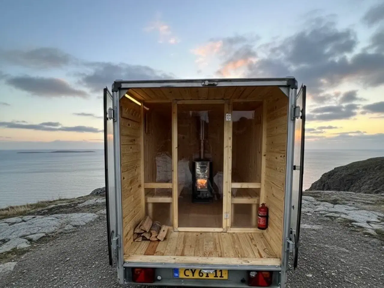 Billede 2 - 🪵 NY Mobil Sauna på  cargo Trailer – Wellness 